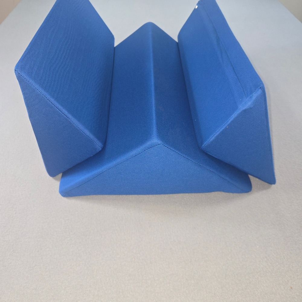 Unbranded Modular Foam Bed Wedges Blue 3 Piece Set Triangular Rectangular